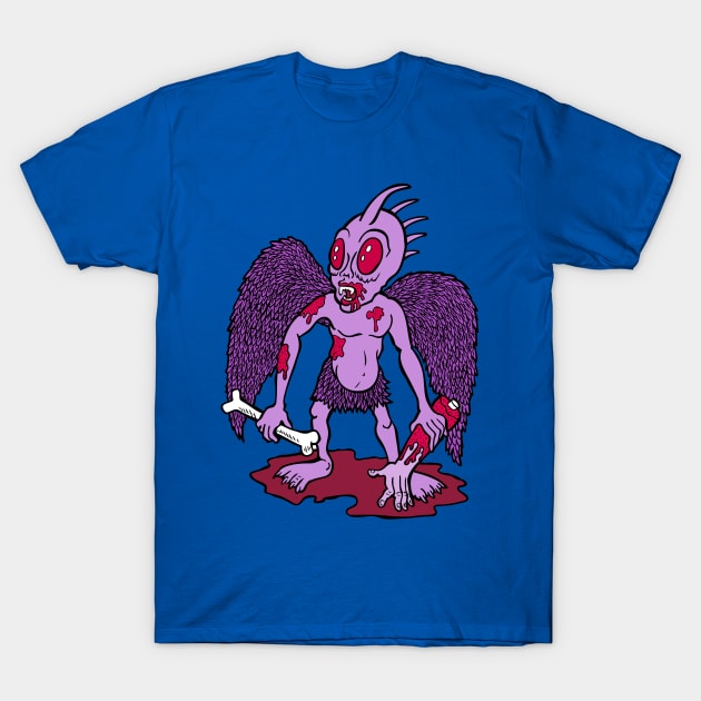 Chupacabra Goat Sucker T-Shirt by rossradiation